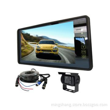 9 inches mirror rearview system with touch key